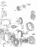 Blower HsgRewindScreens Diagram and Parts List for 254422-0328-01  Briggs and Stratton Engine